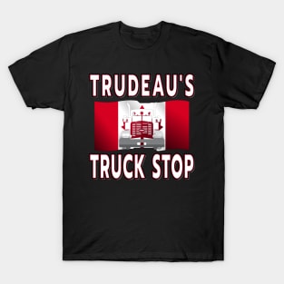 TRUDEAU'S TRUCK STOP IN OTTAWA - FREEDOM CONVOY 2022 OF TRUCKERS T-Shirt